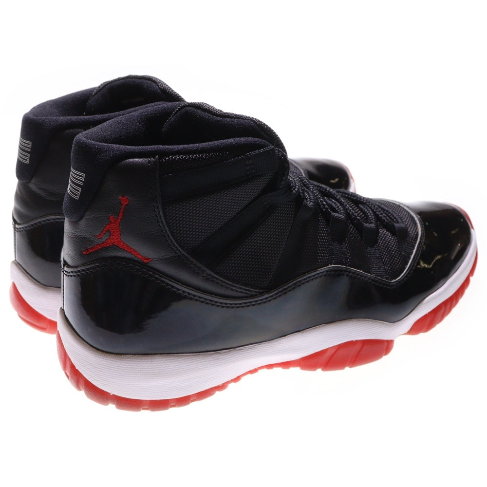 NIKE(ナイキ) 【観賞用2020年05月】AIR JORDAN 11 RETRO BRED 378037-061 エア ジョーダン 11 レトロ ブレッド ハイカットスニーカー ブラック/レッド US10/28cm