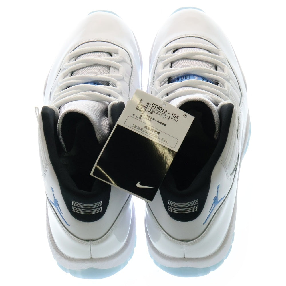 NIKE(ナイキ) AIR JORDAN 11 RETRO Legend Blue CT8012-104 エアジョーダン11 レトロ ハイカットスニーカー ホワイト/ブルー US9.5/27.5cm