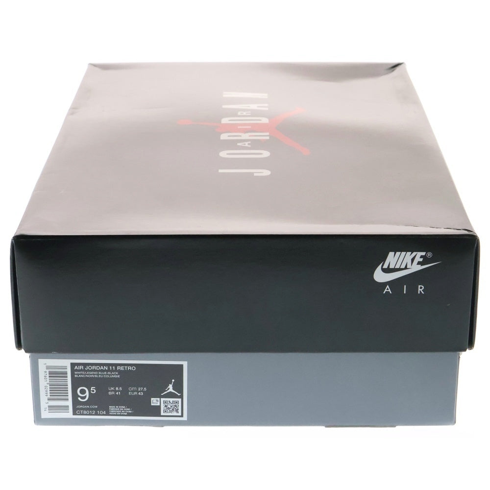 NIKE(ナイキ) AIR JORDAN 11 RETRO Legend Blue CT8012-104 エアジョーダン11 レトロ ハイカットスニーカー ホワイト/ブルー US9.5/27.5cm
