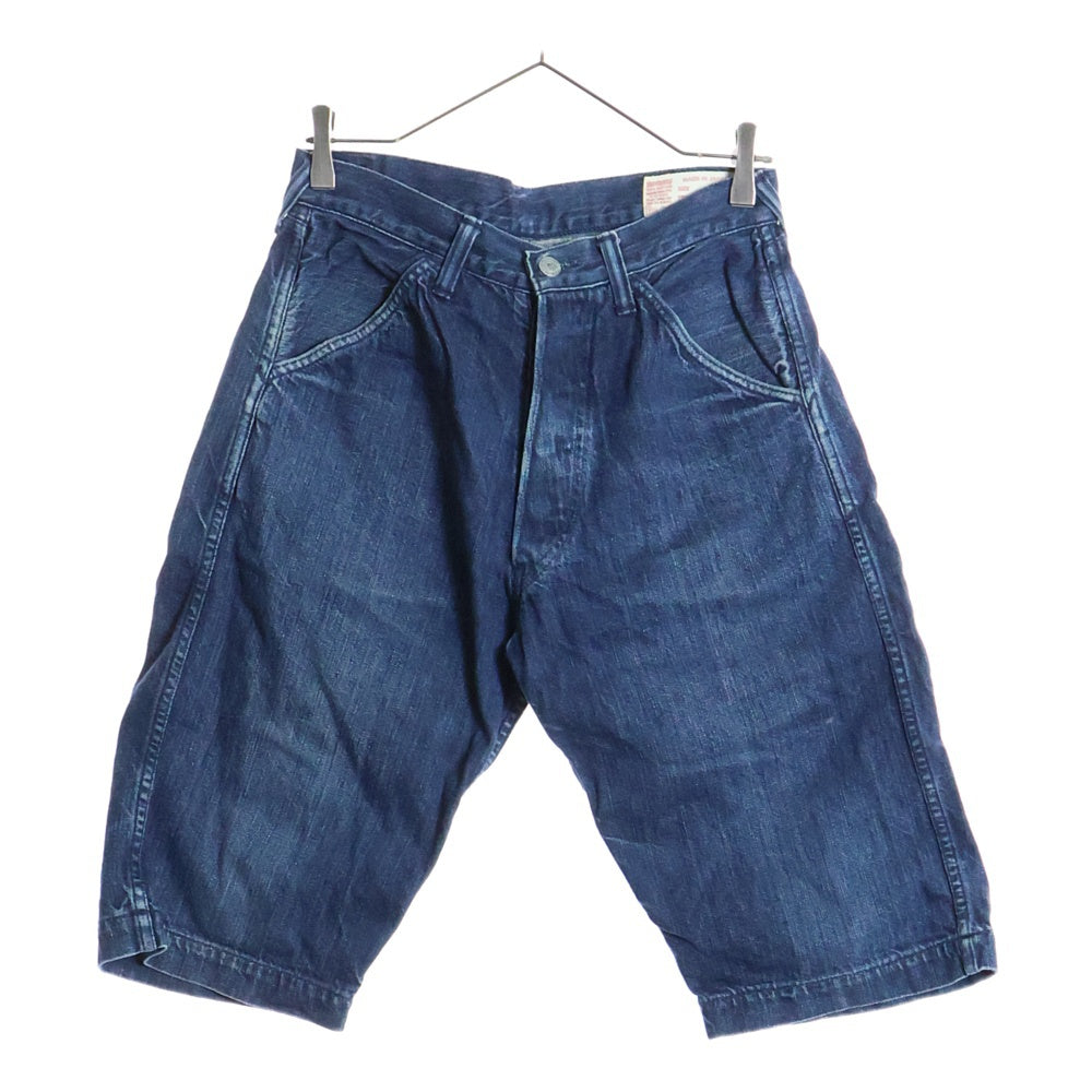EVISU(エビス) YAMANE ヤマネ ワンポケット ボランフライ デニムショーツ ハーフパンツ インディゴ