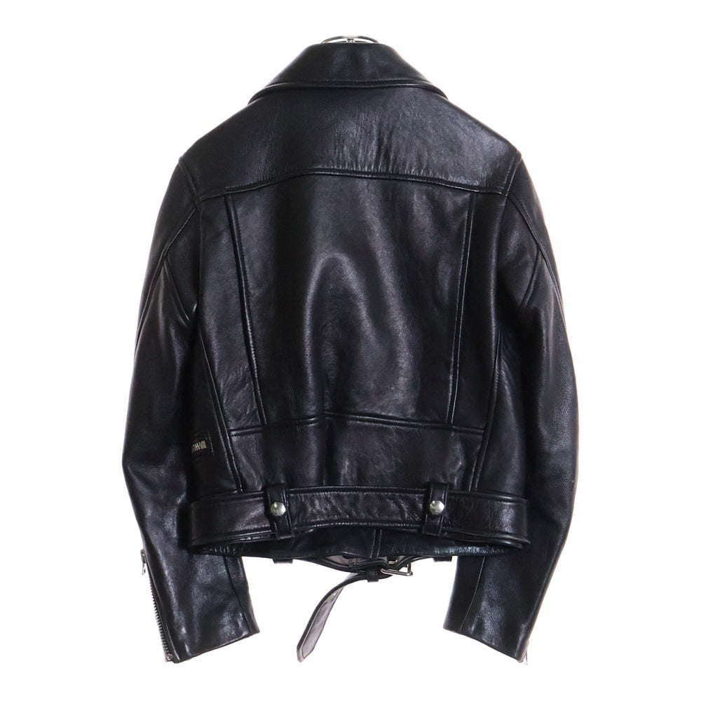 Acne Studios(アクネ ストゥディオズ) MOCK LEATHER JACKET モック ライダースジャケット レザージャケット ブラック
