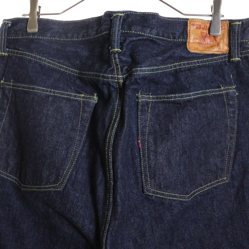 TCB JEANS(ティーシービー ジーンズ) 40s 大戦モデル 復刻 イエローステッチ ストレートデニムパンツ ジーンズ インディゴ