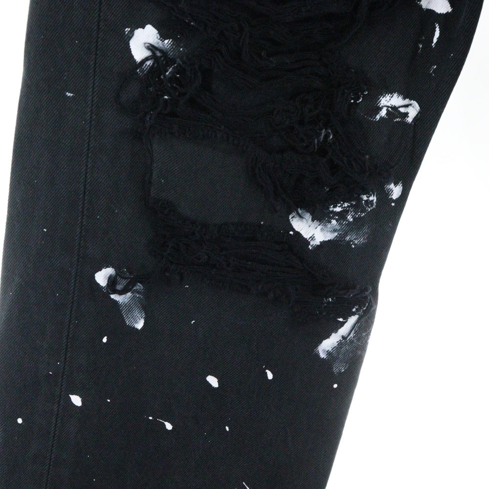 Innocence NYC(イノセンス) DESTROY DENIM PANTS ダメージ加工 デトロイト デニムパンツ ブラック