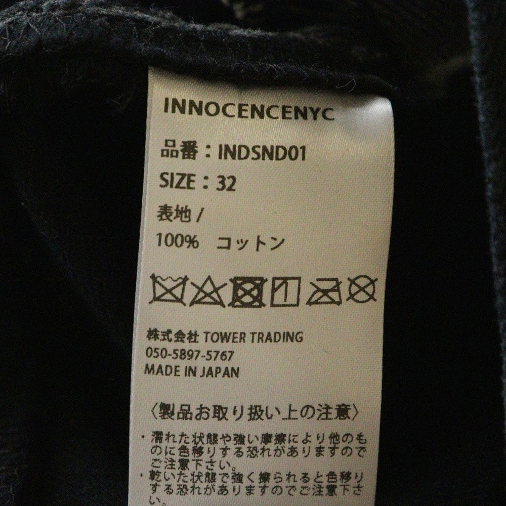 Innocence NYC(イノセンス) DESTROY DENIM PANTS ダメージ加工 デトロイト デニムパンツ ブラック