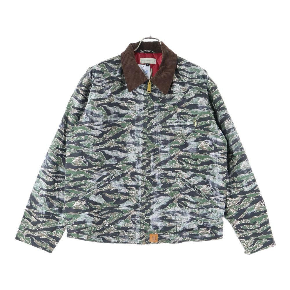 Innocence NYC(イノセンス) 24AW CAMO WORK JACKET 総柄迷彩 カモワークジャケット キルティング フライトジャケット カーキ