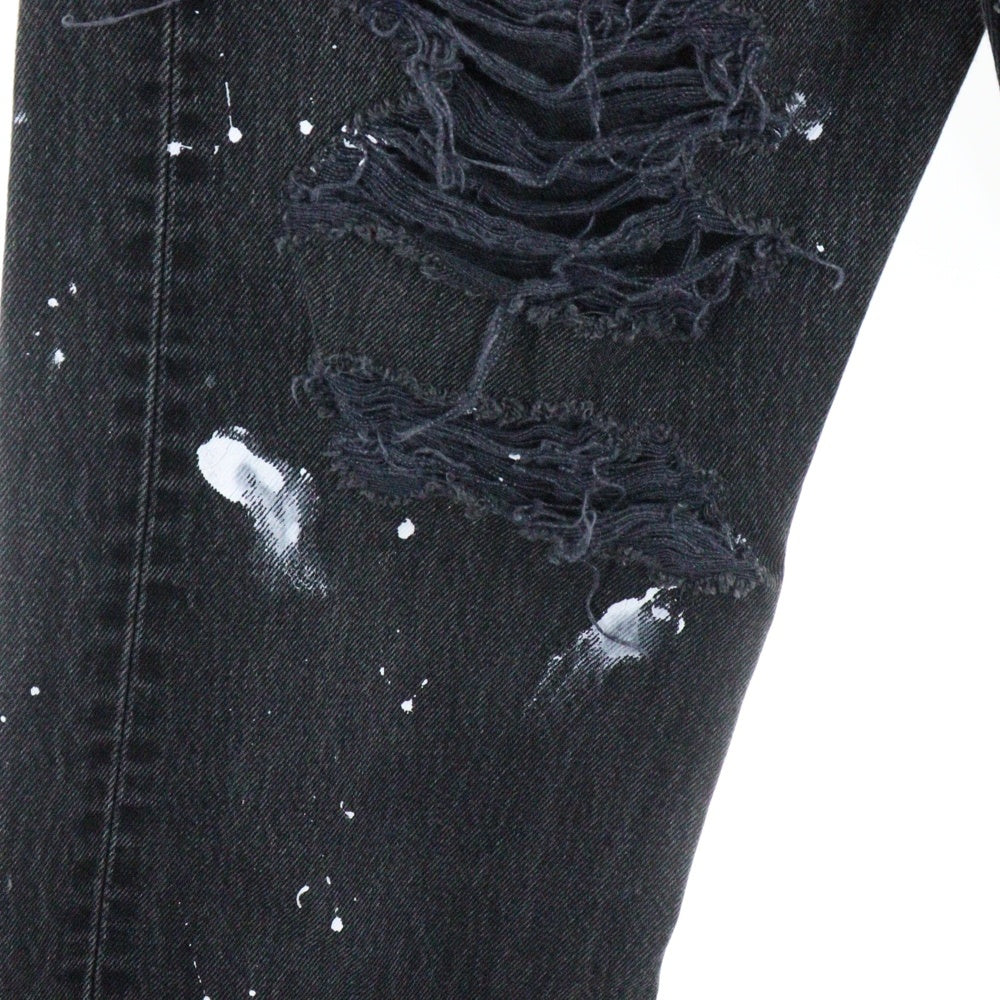 Innocence NYC(イノセンス) DESTROY DENIM PANTS ダメージ加工 デトロイト デニムパンツ グレー