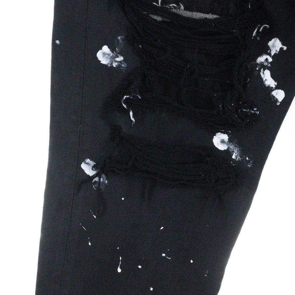 Innocence NYC(イノセンス) DESTROY DENIM PANTS ダメージ加工 デトロイト デニムパンツ ブラック