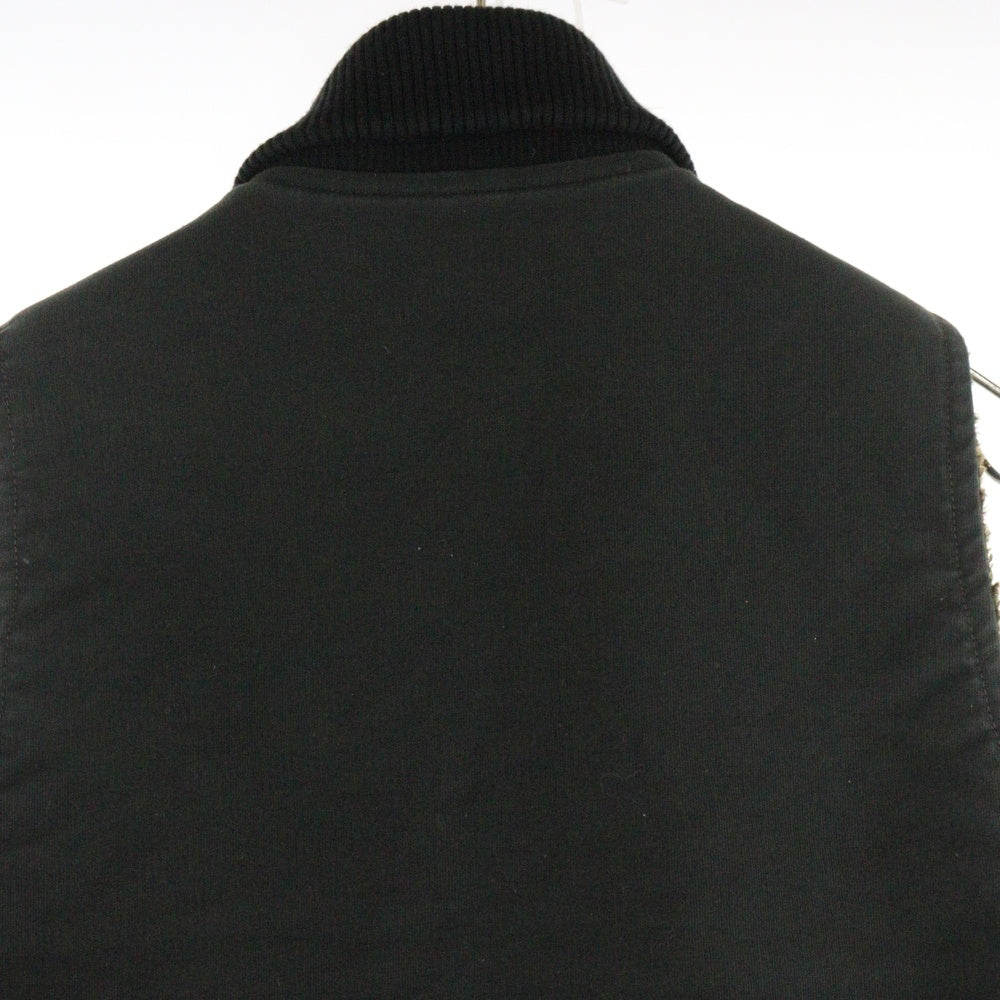 TROPHY CLOTHING(トロフィークロージング) 裏地ボア ジップアップ ベスト ジャケット カーキ