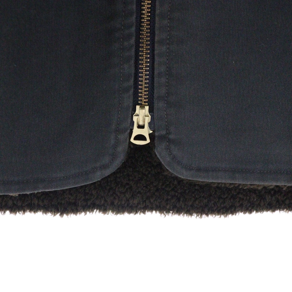 TROPHY CLOTHING(トロフィークロージング) 裏地ボア ジップアップ ベスト ジャケット カーキ