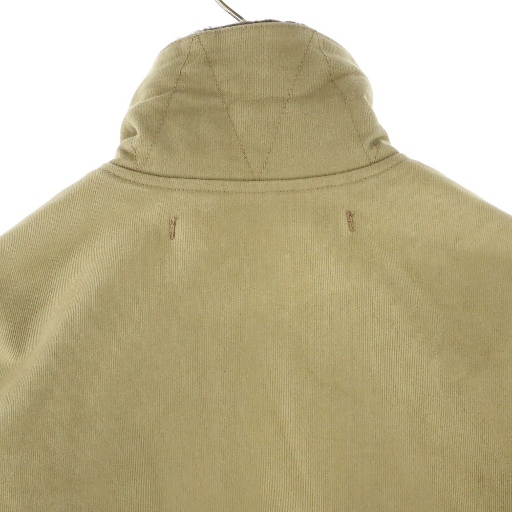 TROPHY CLOTHING(トロフィークロージング) 裏地ボア ジップアップ デッキジャケット ベージュ