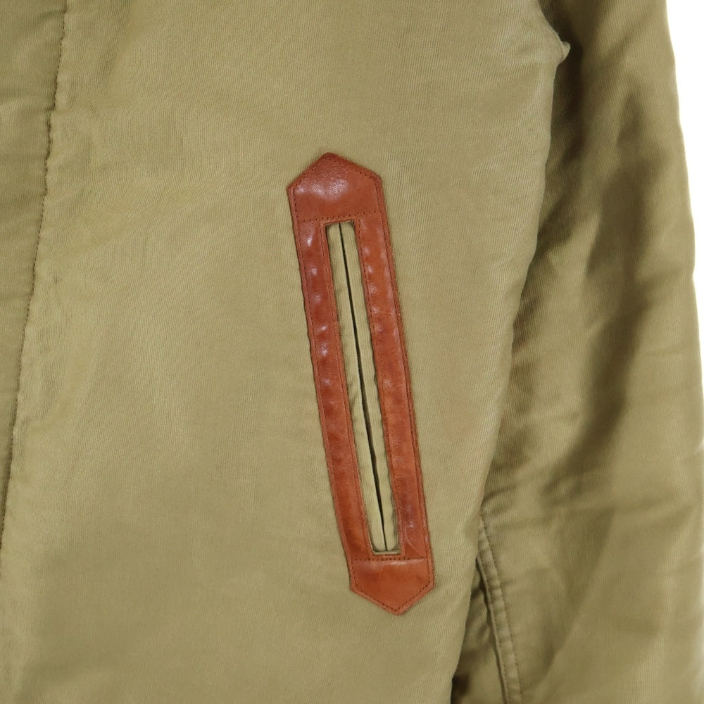 TROPHY CLOTHING(トロフィークロージング) 裏地ボア ジップアップ デッキジャケット ベージュ