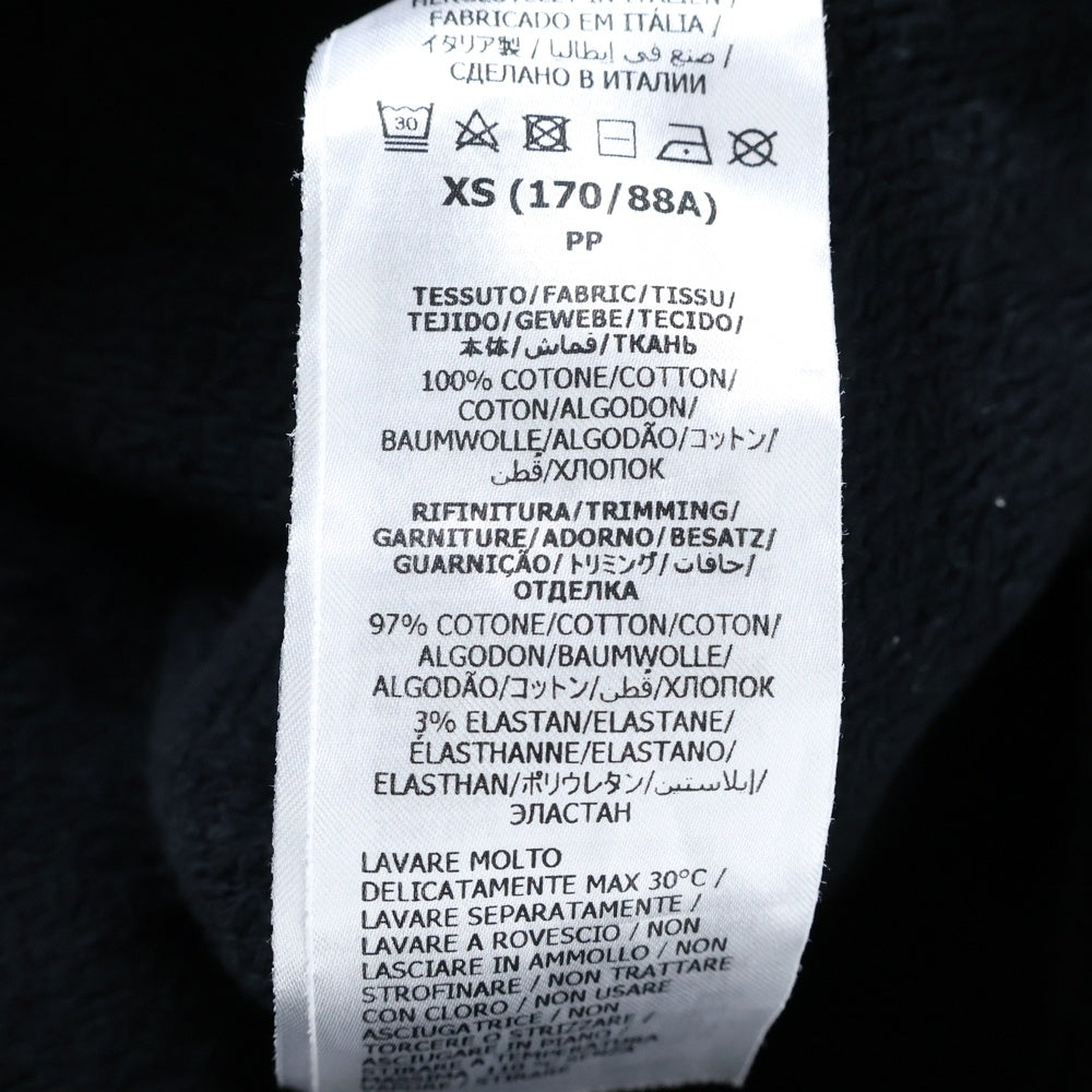 GUCCI(グッチ) 24SS インターロッキングG プルオーバーパーカー コットンフーディー ブラック 770839 XJF65