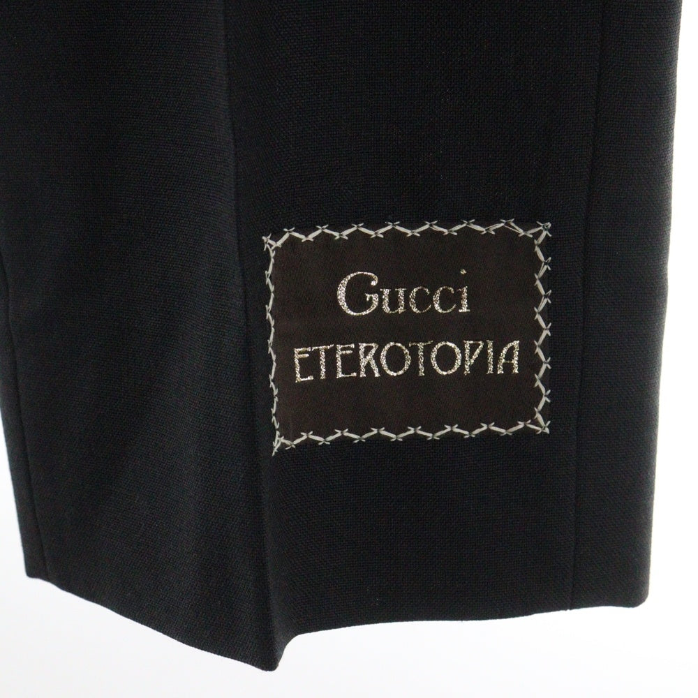 GUCCI(グッチ) ウール スラックス パンツ ブラック 623115 Z6724