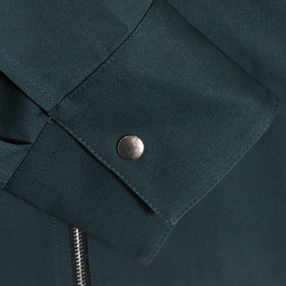 JIL SANDER(ジルサンダー) 22SS ウール ジップシャツ ブルゾン ジャケット シャツ グリーン JSMU601032MU20290021