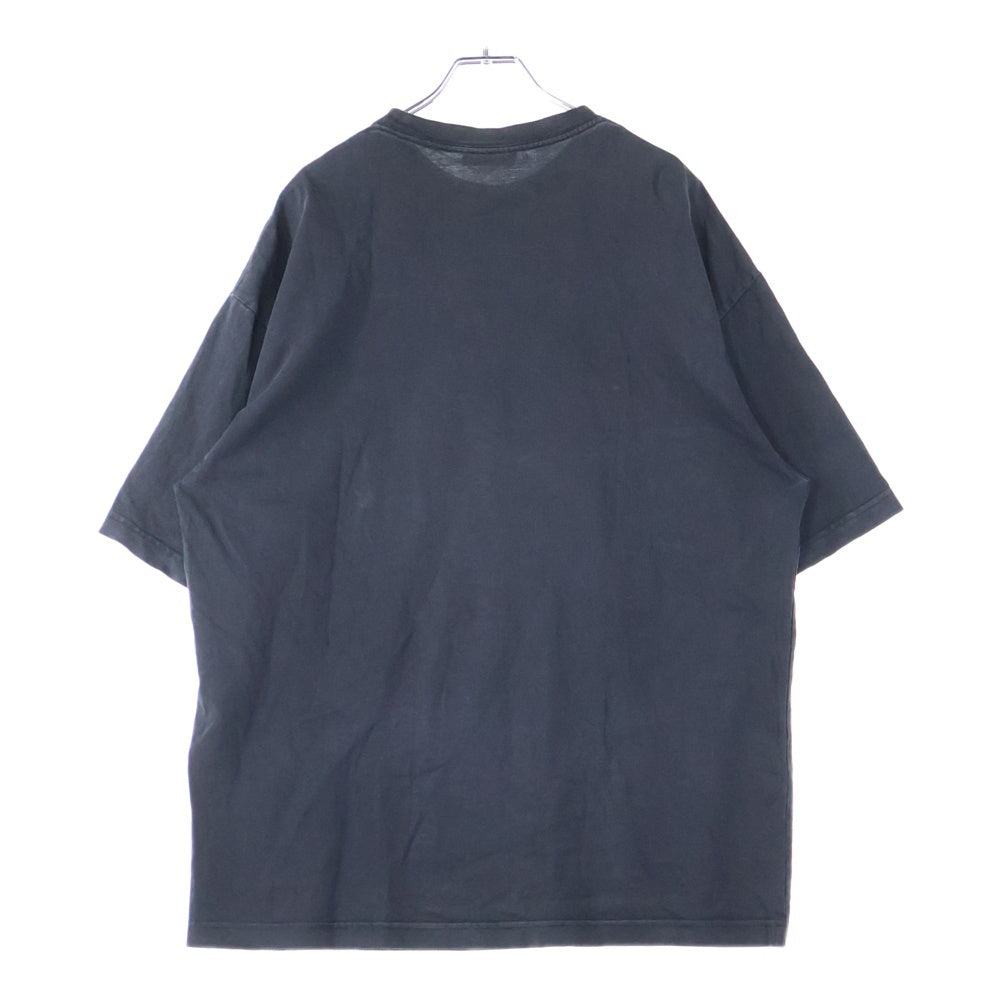 BALENCIAGA(バレンシアガ) 20SS フロントロゴ プリント 半袖Tシャツ カットソー ブラック 571205 TGV75