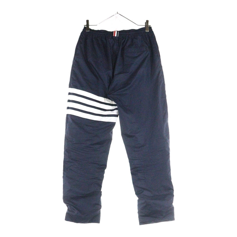 THOM BROWNE(トムブラウン) 4-Bar Striped Sweatpants ナイロン スウェットパンツ ネイビー MJQ024A-02399415