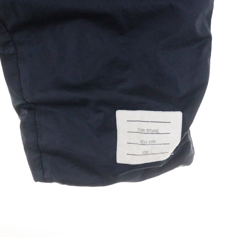 THOM BROWNE(トムブラウン) 4-Bar Striped Sweatpants ナイロン スウェットパンツ ネイビー MJQ024A-02399415