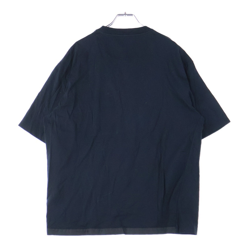 PRADA(プラダ) Re-Nylon T-Shirt リナイロン トライアングルロゴ 半袖Tシャツ ブラック UJN661 S202 1WQ5