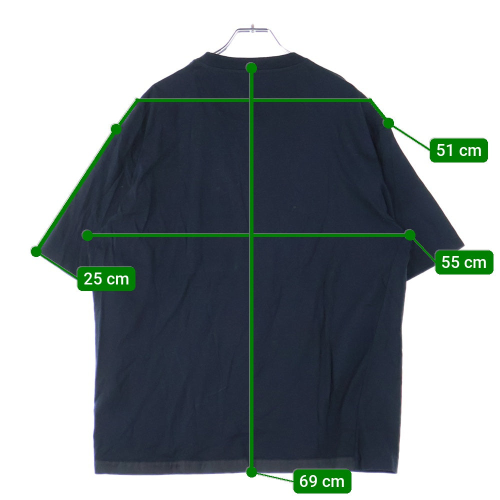 PRADA(プラダ) Re-Nylon T-Shirt リナイロン トライアングルロゴ 半袖Tシャツ ブラック UJN661 S202 1WQ5