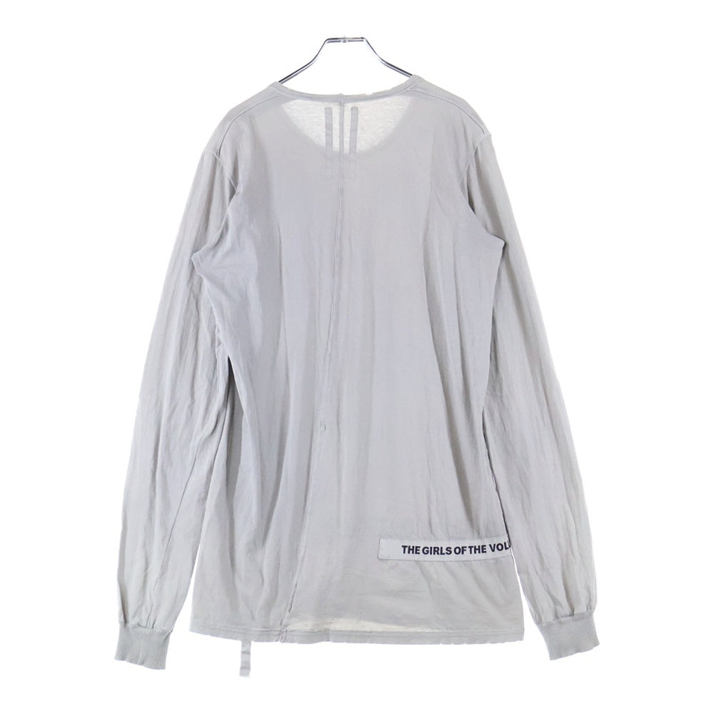 DRKSHDW(ダークシャドウ) OLMAR and MIRTA オルターアンドマリータ アンダーパッチデザイン 長袖Tシャツ グレー