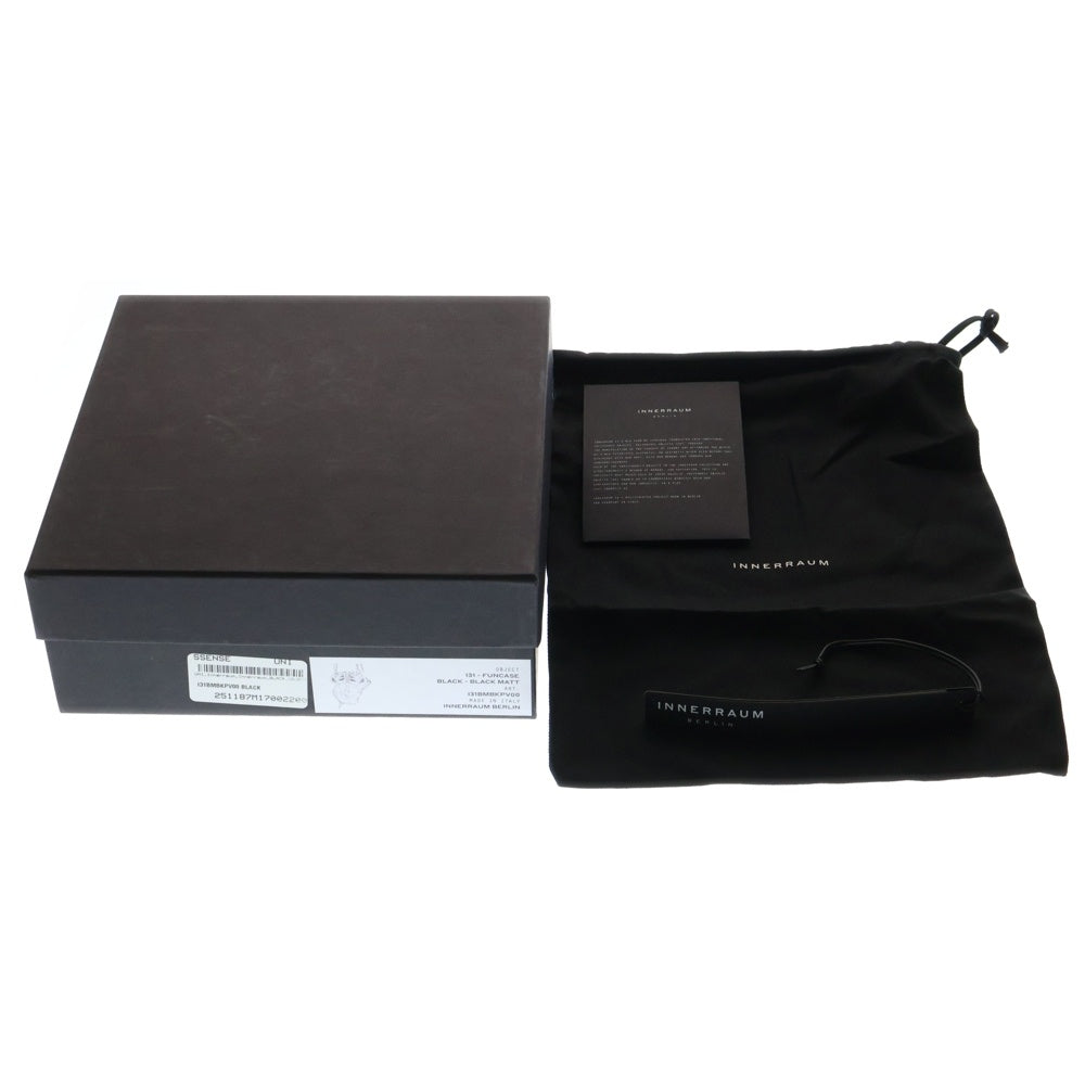 INNERRAUM(インナーラム) FUNCASE ファンケース クロスボディ ショルダーバッグ ブラック I31BMBKPV00