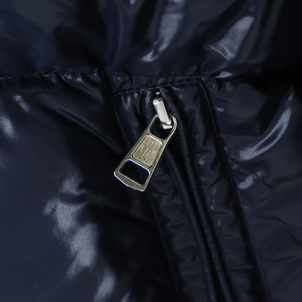 MONCLER(モンクレール) 19AW × VALENTINO Down Jacket ヴァレンティノ ロゴプリント ダウンジャケット ネイビー/レッド SV3CN00A5AG