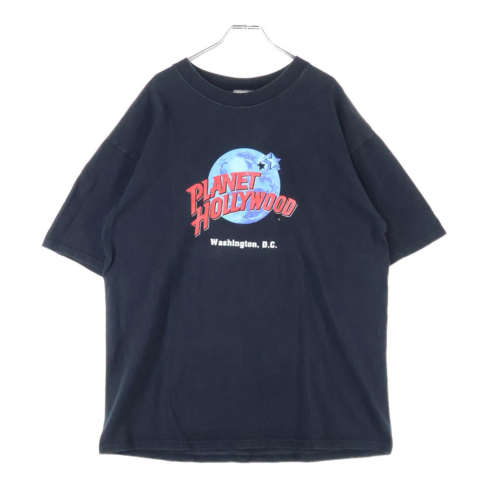 VINTAGE(ヴィンテージ) 90S VINTAGE PLANET HOLLYWOOD ヴィンテージ プラネットハリウッド 半袖Tシャツ カットソー ブラック