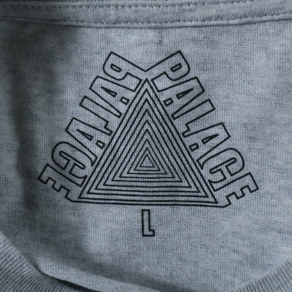 Palace Skateboards(パレススケートボーズ) EQUESTRIAN T-SHIRT フロント プリント 半袖Tシャツ カットソー グレー
