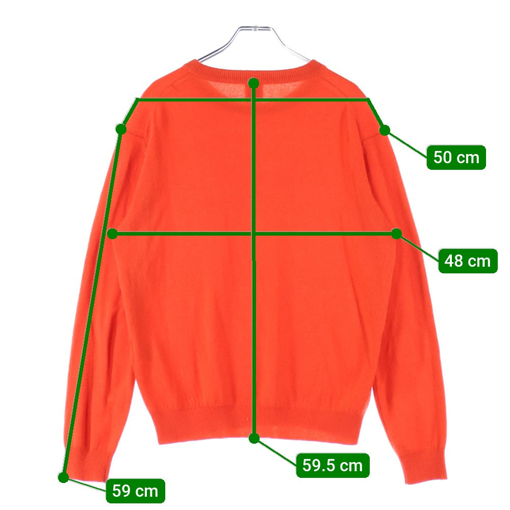 Paul Smith(ポールスミス) カシミヤ クルーネックニットセーター オレンジ PF-NR-89055