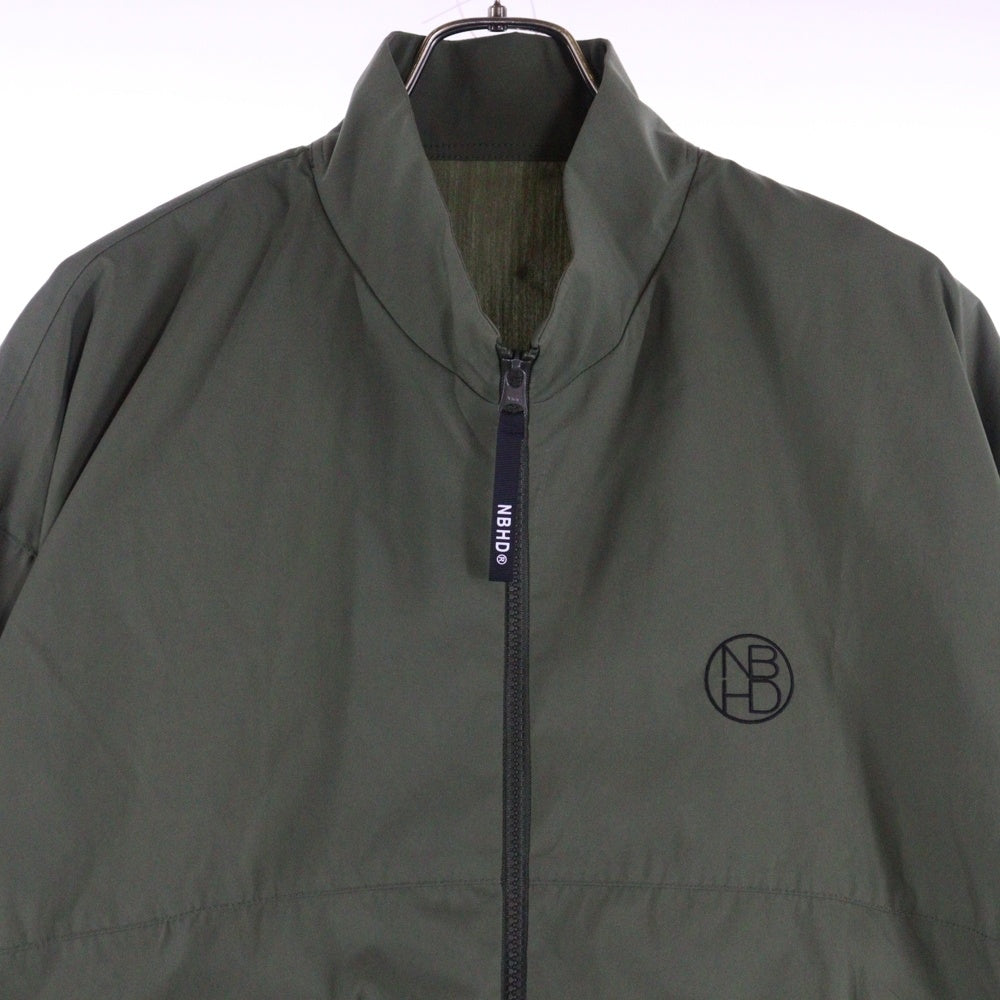 NEIGHBORHOOD(ネイバーフッド) 22SS バックロゴ ジップアップブルゾン ジャケット カーキ 221AQNH-JKM01