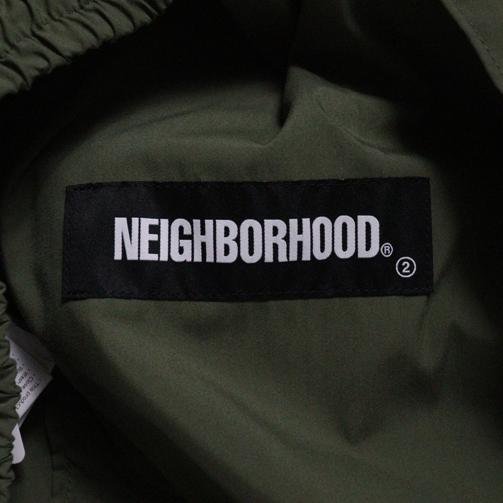 NEIGHBORHOOD(ネイバーフッド) 22SS バックロゴ ジップアップブルゾン ジャケット カーキ 221AQNH-JKM01