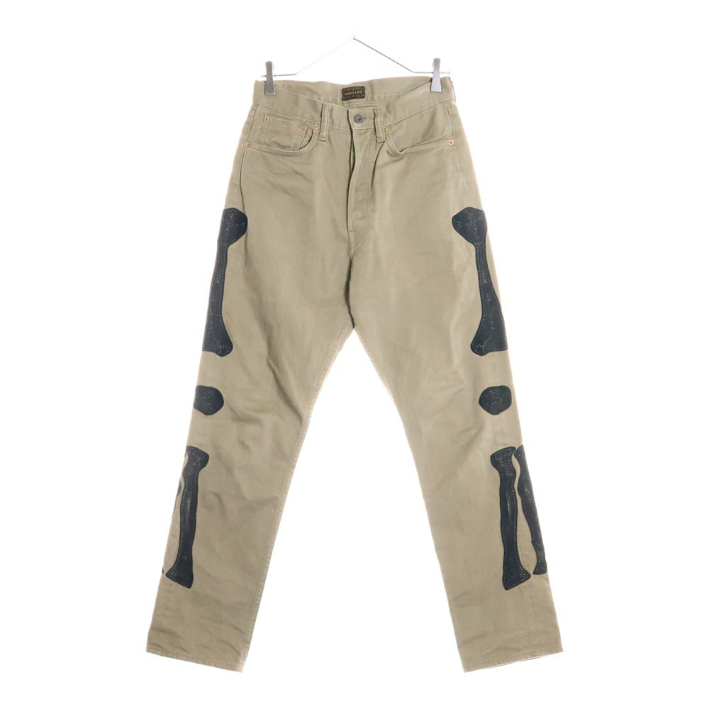 KAPITAL(キャピタル) BONE シンチバック付き コットンチノパンツ
