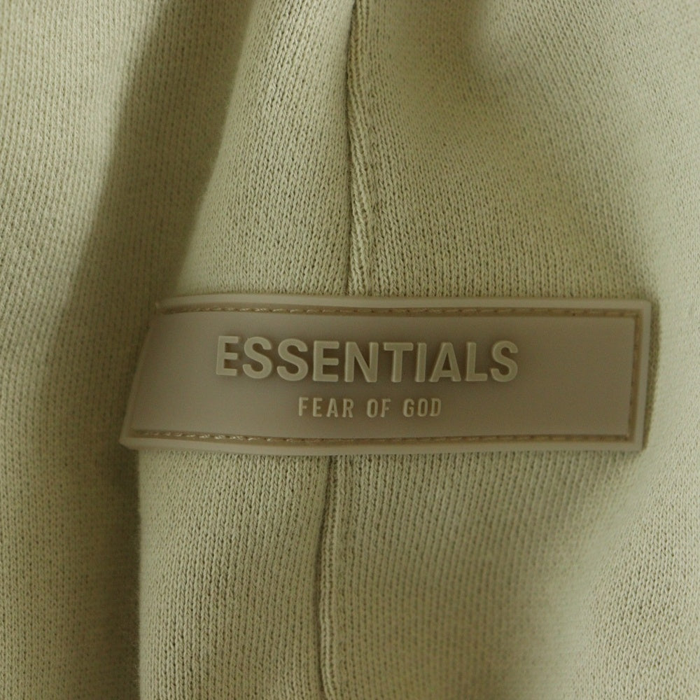 FEAR OF GOD ESSENTIALS(フィアオブゴッド エッセンシャルズ) ラバーロゴ ドローコード フリース スウェットパンツ アイボリー