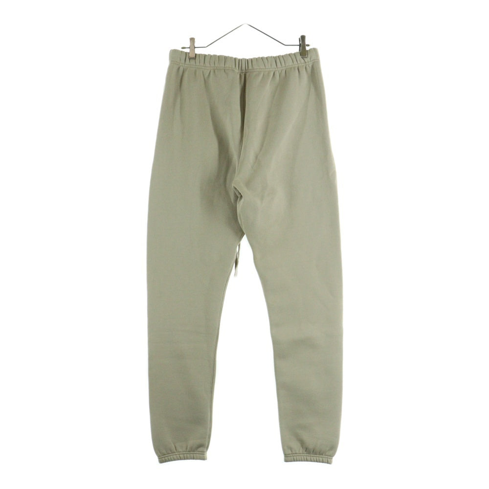 FEAR OF GOD ESSENTIALS(フィアオブゴッド エッセンシャルズ) ラバーロゴ ドローコード フリース スウェットパンツ ベージュ