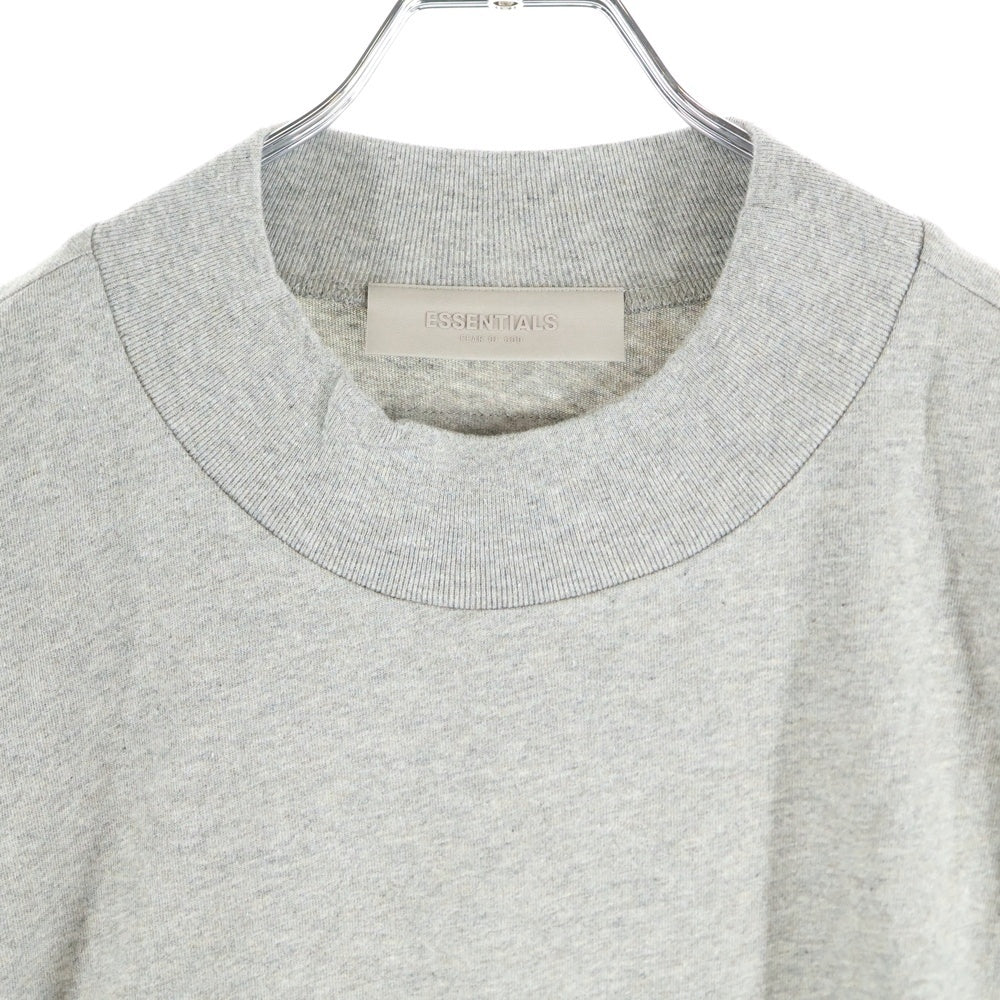 FEAR OF GOD ESSENTIALS(フィアオブゴッド エッセンシャルズ) L/S T-SHIRT フェルトロゴ 長袖Tシャツ ロンT グレー
