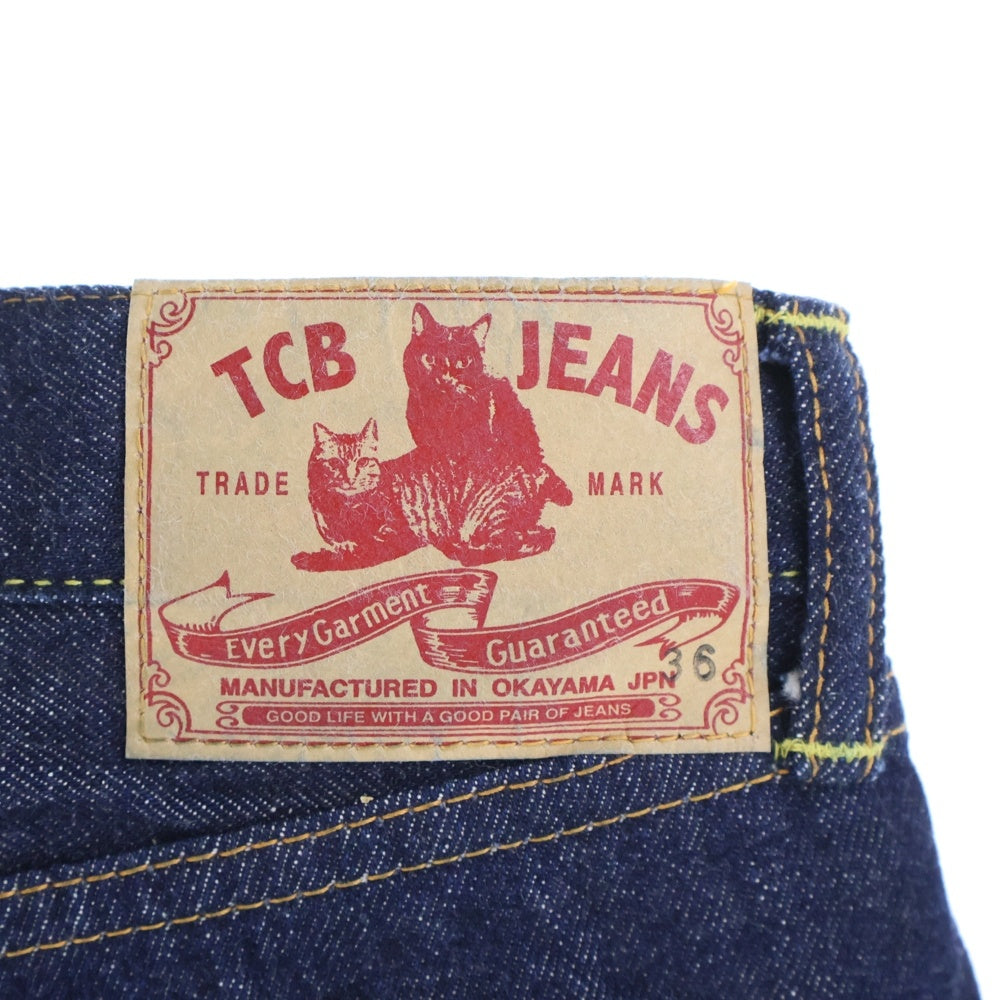 TCB JEANS(ティーシービー ジーンズ) 50s ボタンフライ 5ポケットデニムパンツ ジーンズ インディゴ