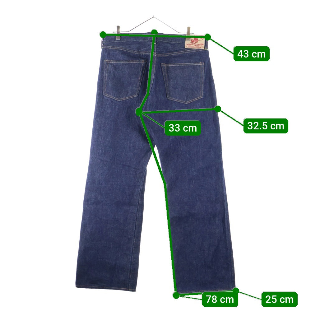 TCB JEANS(ティーシービー ジーンズ) 50s ボタンフライ 5ポケットデニムパンツ ジーンズ インディゴ