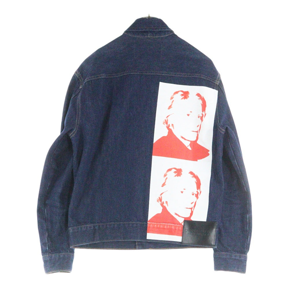 Calvin Klein Jeans(カルバンクラインジーンズ) ×Andy Warhol ×アンディ ウォーホル デニムジャケット インディゴ