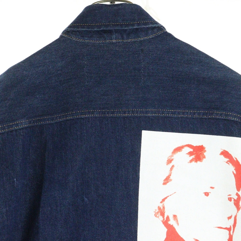 Calvin Klein Jeans(カルバンクラインジーンズ) ×Andy Warhol ×アンディ ウォーホル デニムジャケット インディゴ