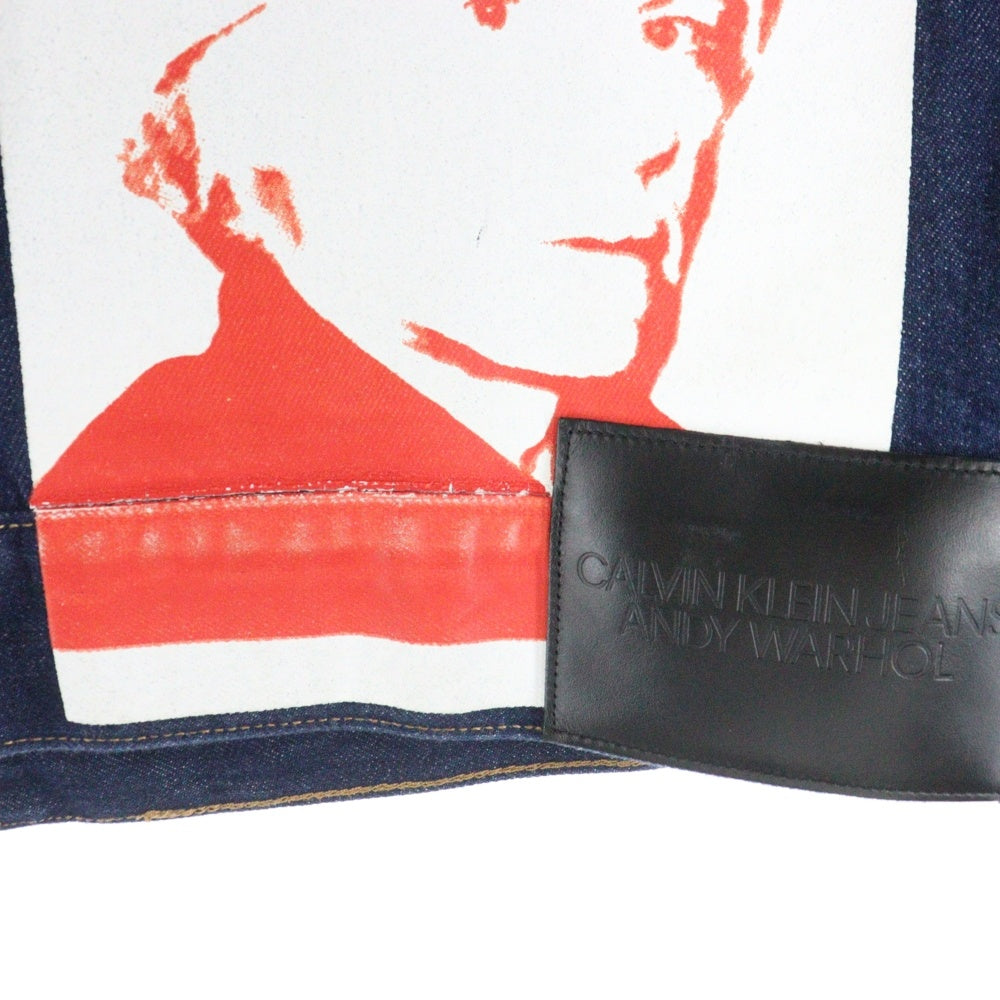 Calvin Klein Jeans(カルバンクラインジーンズ) ×Andy Warhol ×アンディ ウォーホル デニムジャケット インディゴ