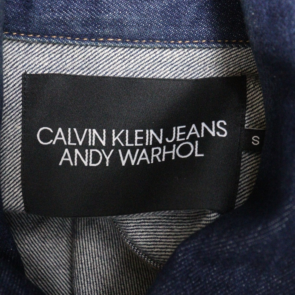 Calvin Klein Jeans(カルバンクラインジーンズ) ×Andy Warhol ×アンディ ウォーホル デニムジャケット インディゴ