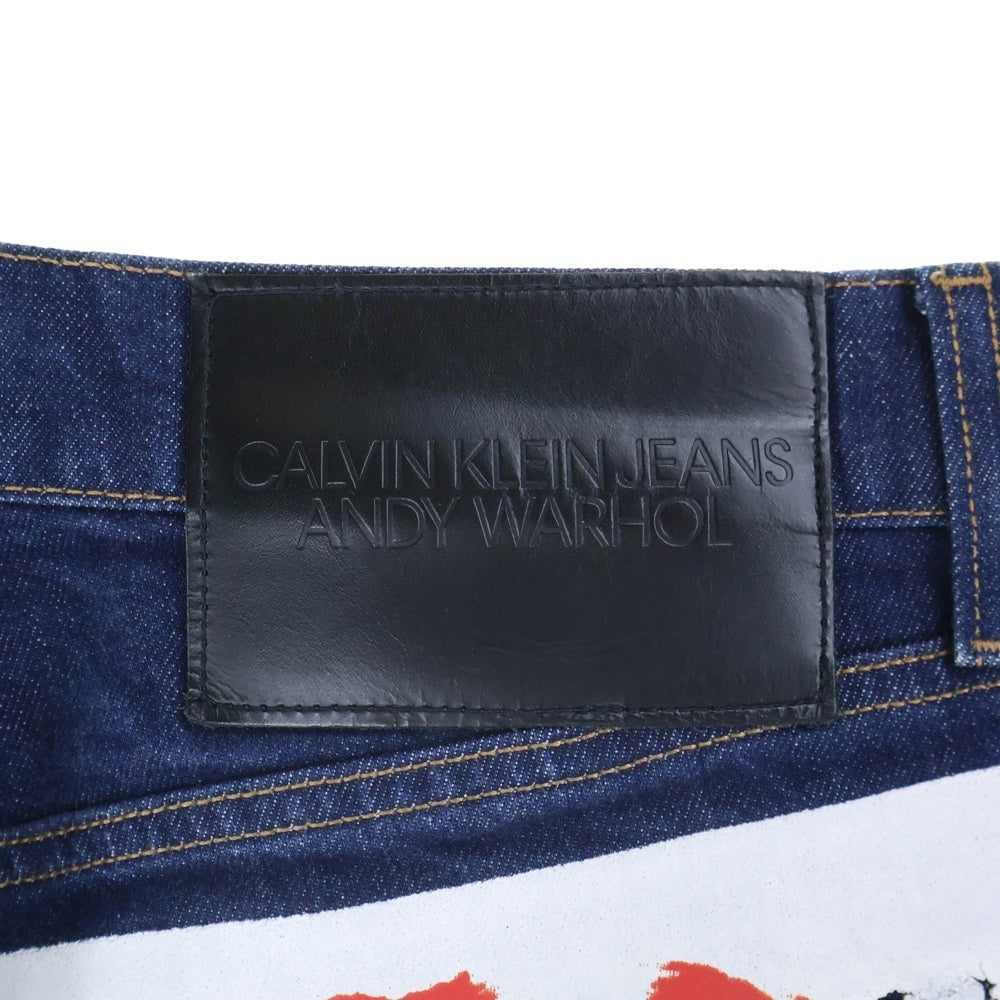Calvin Klein Jeans(カルバンクラインジーンズ) ×Andy Warhol ×アンディ ウォーホル デニムパンツ ジーンズ インディゴ