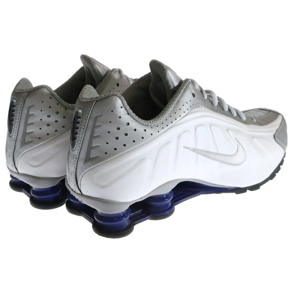 NIKE(ナイキ) SHOX R4 Metallic Silver ショックス ローカットスニーカー メタリックシルバー シルバー/ホワイト/ブルー US9.5/27.5cm HQ1988-102