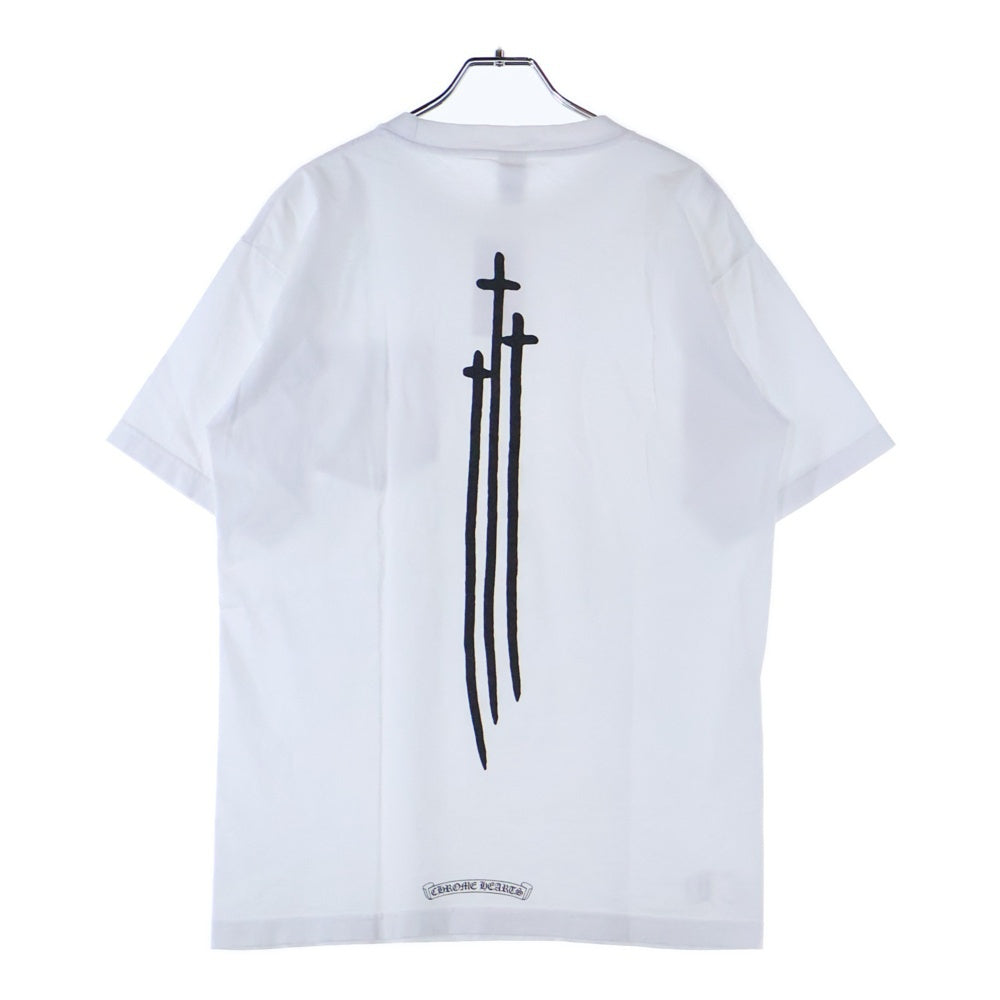 CHROME HEARTS(クロムハーツ) RS Cross S/S RSクロス プリント 半袖Tシャツ カットソー ホワイト