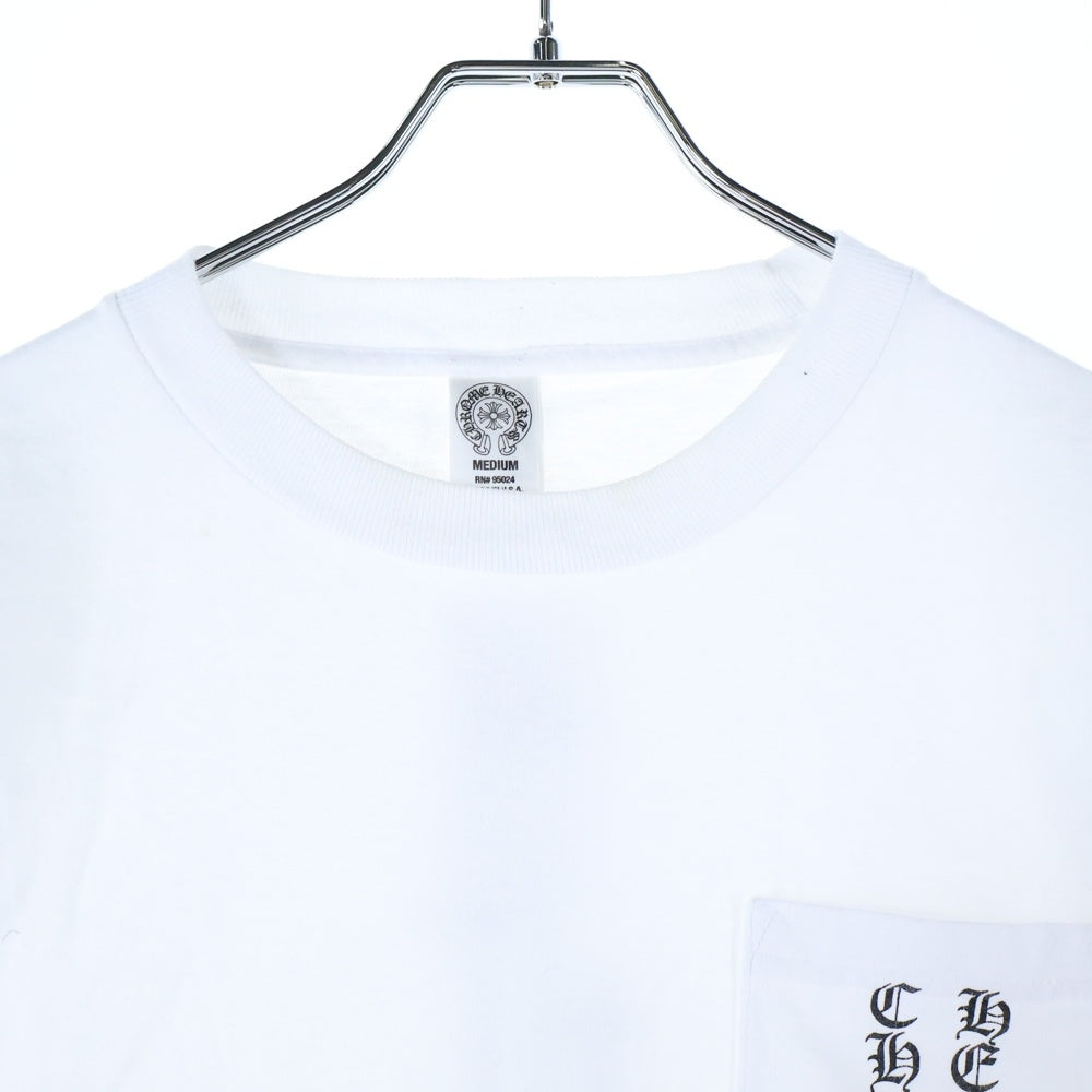 CHROME HEARTS(クロムハーツ) RS Cross S/S RSクロス プリント 半袖Tシャツ カットソー ホワイト