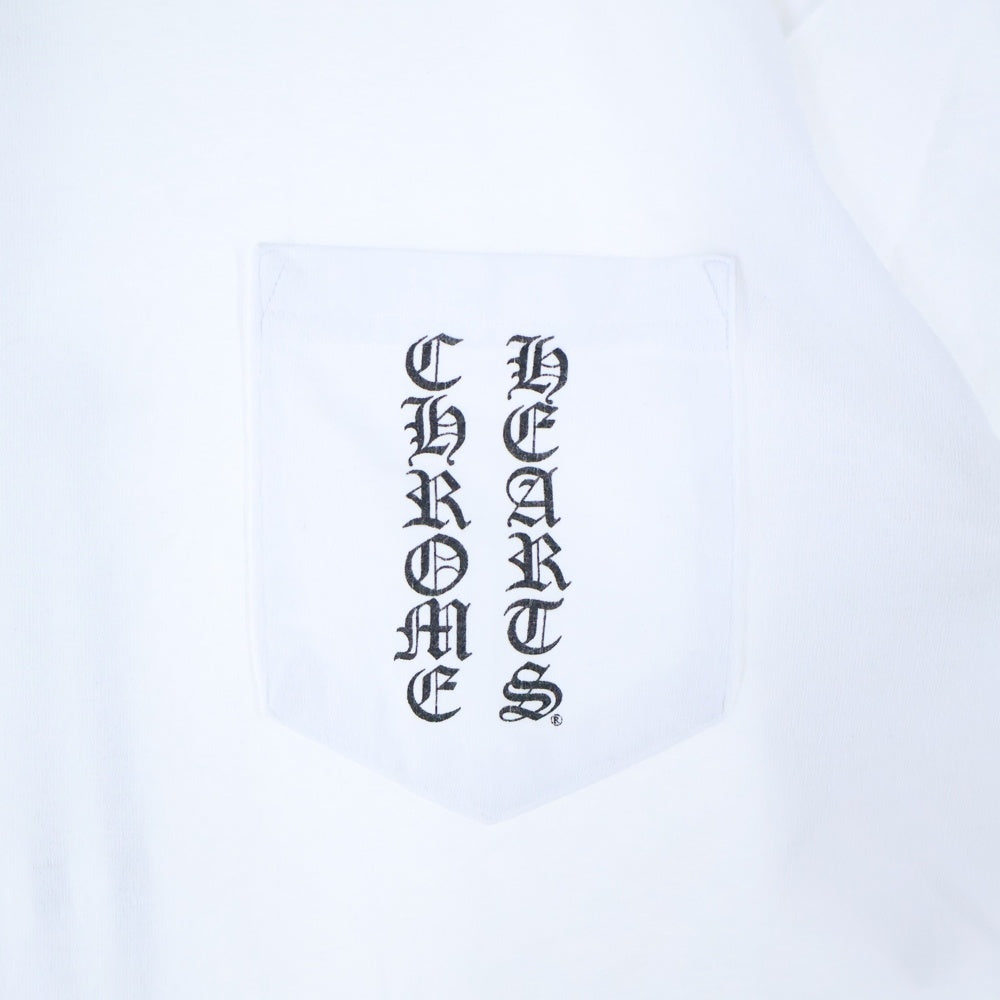 CHROME HEARTS(クロムハーツ) RS Cross S/S RSクロス プリント 半袖Tシャツ カットソー ホワイト