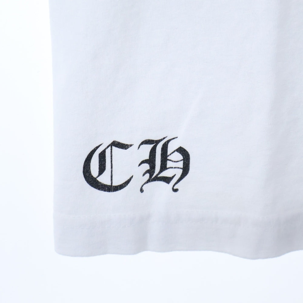 CHROME HEARTS(クロムハーツ) RS Cross S/S RSクロス プリント 半袖Tシャツ カットソー ホワイト