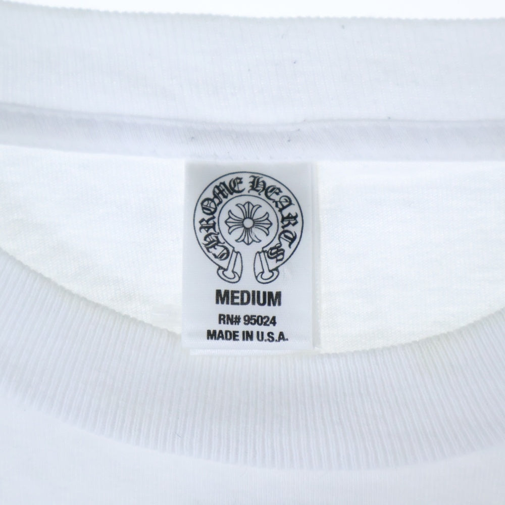 CHROME HEARTS(クロムハーツ) RS Cross S/S RSクロス プリント 半袖Tシャツ カットソー ホワイト