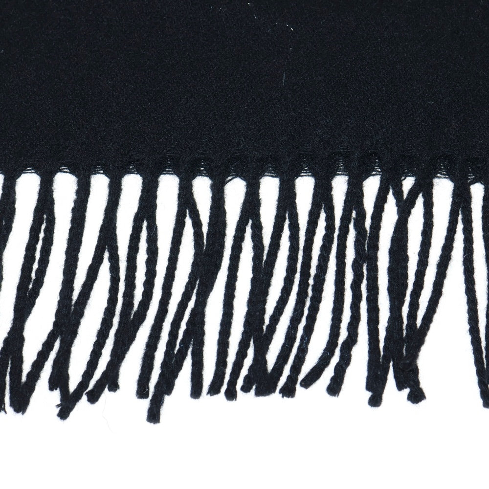 Acne Studios(アクネ ストゥディオズ) フリンジ ウール マフラー ストール ブラック レディース