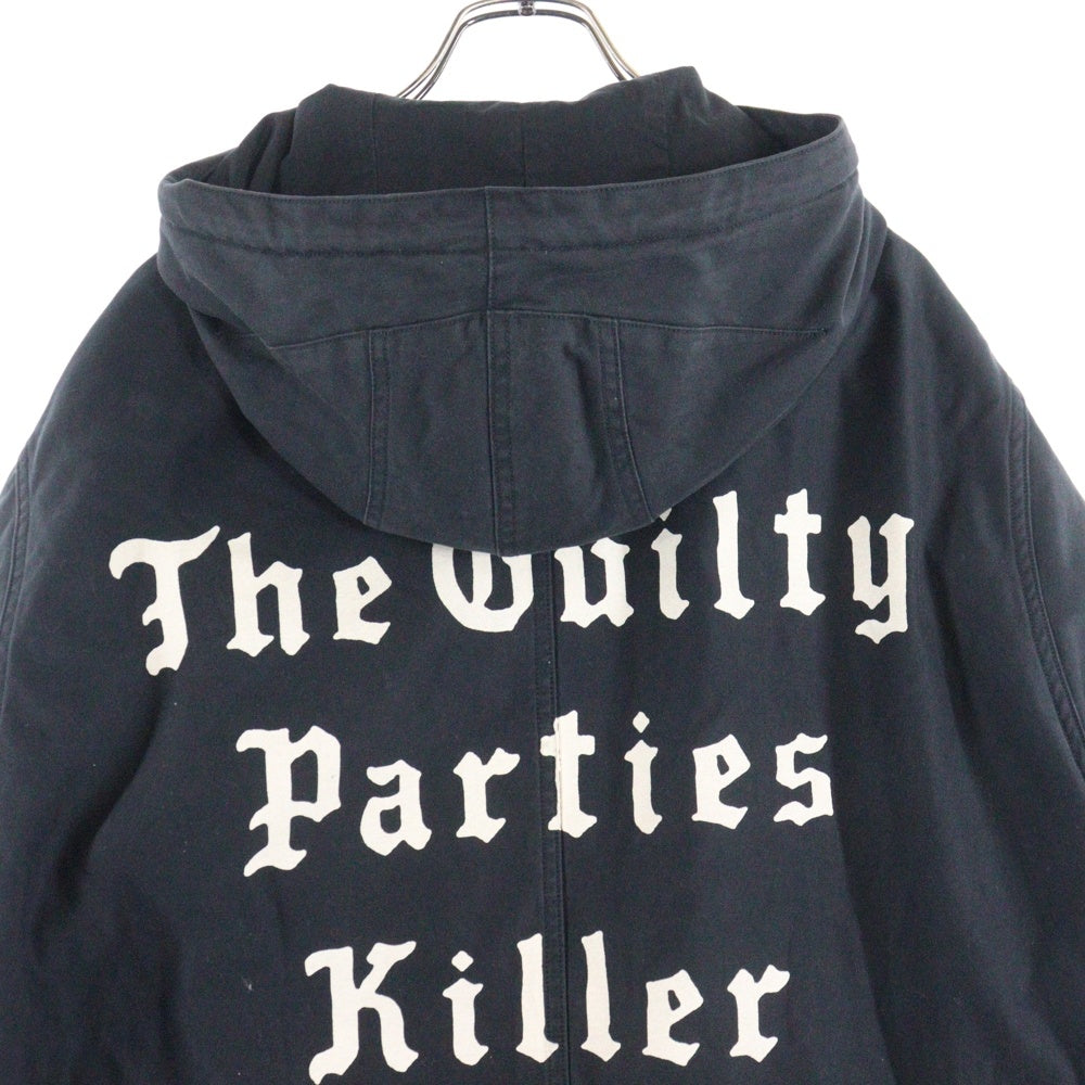 WACKO MARIA(ワコマリア) M-1948 MODS COAT バックロゴプリント モッズコート ブラック